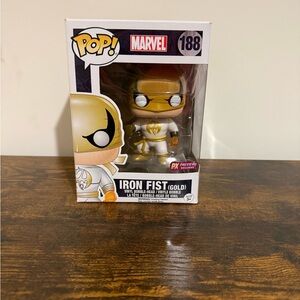 Funko Pop! Marvel #188 Iron Fist (Gold) vinyl bobble-head figure
